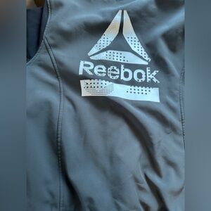 Reebok Gray Hoodie with White Logo
